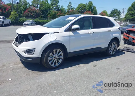 2017 Ford Edge Titanium z USA, uszkodzony, nr VIN 2FMPK3K81HBC07385